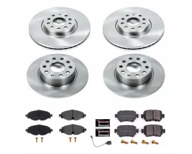 Power Stop Autospecialty Brake Kit Front & Rear Volkswagen Golf Alltrack 2019