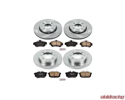 Power Stop Autospecialty Brake Kit Front & Rear Volvo S40 2000-2004 - KOE912