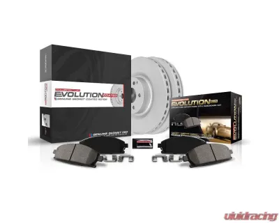 Power Stop Z17 Evolution Geomet Coated Brake Kit Front Chrysler Cirrus 1995-2000 - CRK1676