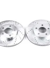 Power Stop Evolution Drilled & Slotted Rotors - Pair Front Chevrolet Cobalt 2007-2010                                     - AR82004XPR - Image 2