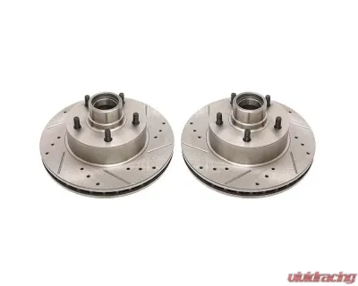 Power Stop Evolution Drilled & Slotted Rotors - Pair Front Chevrolet Caprice 1990 - AR8208XPR