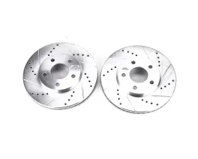 Power Stop Evolution Drilled & Slotted Rotors - Pair Front Chevrolet HHR 2006-2011