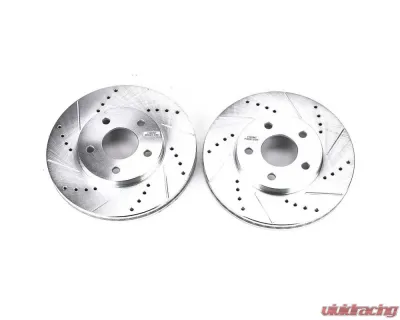 Power Stop Evolution Drilled & Slotted Rotors - Pair Front Chevrolet HHR 2006-2011 - AR82116XPR