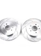 Power Stop Evolution Drilled & Slotted Rotors - Pair Rear Cadillac CTS 2006-2007                                     - AR82119XPR - Image 2