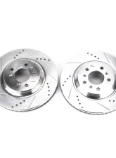 Power Stop Evolution Drilled & Slotted Rotors - Pair Front Buick Allure 2008-2009                                     - AR82121XPR - Image 2