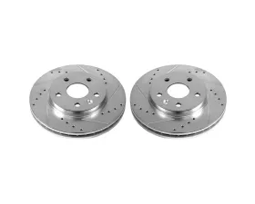 Power Stop Evolution Drilled & Slotted Rotors - Pair Front Buick LaCrosse 2011-2016