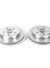 Power Stop Evolution Drilled & Slotted Rotors - Pair Rear Pontiac G8 2008-2009                                     - AR82135XPR - Image 2