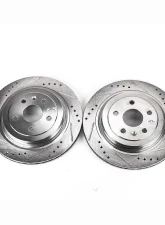 Power Stop Evolution Drilled & Slotted Rotors - Pair Rear Cadillac CTS 2008-2014                                     - AR82156XPR - Image 2