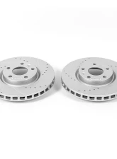 Power Stop Evolution Drilled & Slotted Rotors - Pair Front Chevrolet Corvette 2014-2019                                     - AR82163XPR - Image 2