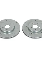 Power Stop Evolution Drilled & Slotted Rotors - Pair Front Buick Encore 2013-2019                                     - AR82177XPR - Image 2