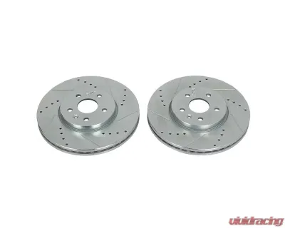 Power Stop Evolution Drilled & Slotted Rotors - Pair Front Buick Encore 2013-2019 - AR82177XPR