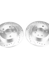 Power Stop Evolution Drilled & Slotted Rotors - Pair Rear Chevrolet Bolt EV 2017-2019                                     - AR82178XPR - Image 2