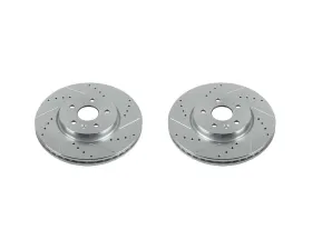 Power Stop Evolution Drilled & Slotted Rotors - Pair Front Chevrolet Trax 2013-2016