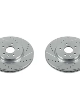 Power Stop Evolution Drilled & Slotted Rotors - Pair Front Chevrolet Trax 2013-2016                                     - AR82181XPR - Image 2