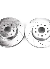 Power Stop Evolution Drilled & Slotted Rotors - Pair Front Chevrolet Camaro 2016-2019                                     - AR82187XPR - Image 2