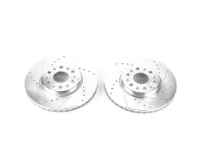 Power Stop Evolution Drilled & Slotted Rotors - Pair Front Buick Enclave 2018-2019