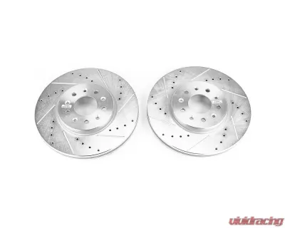 Power Stop Evolution Drilled & Slotted Rotors - Pair Front Buick Envision 2016-2018 - AR82194XPR