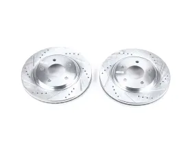 Power Stop Evolution Drilled & Slotted Rotors - Pair Front Buick Regal 1995-1996