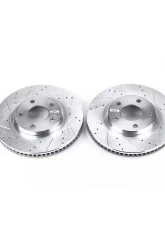 Power Stop Evolution Drilled & Slotted Rotors - Pair Front Buick LeSabre 2000-2004                                     - AR8255XPR - Image 2