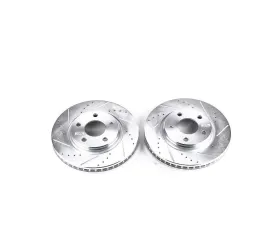 Power Stop Evolution Drilled & Slotted Rotors - Pair Front Buick Allure 2005-2009