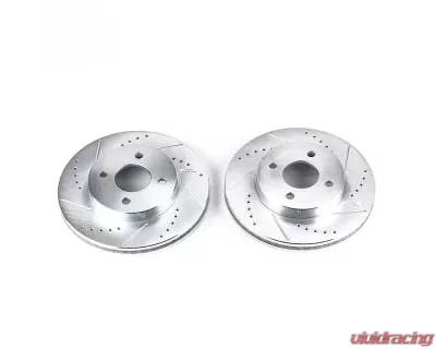 Power Stop Evolution Drilled & Slotted Rotors - Pair Front Chevrolet Cobalt 2005-2010 - AR8288XPR