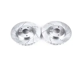 Power Stop Evolution Drilled & Slotted Rotors - Pair Front Chevrolet Cobalt 2005-2008