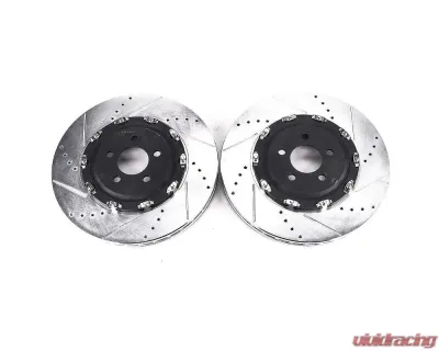 Power Stop Evolution Drilled & Slotted Rotors - Pair Front Dodge Challenger 2015-2019 - AR83090XPR