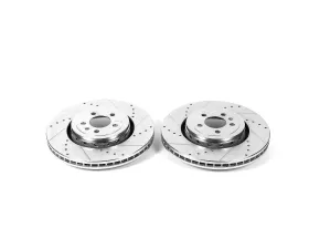 Power Stop Evolution Drilled & Slotted Rotors - Pair Front Dodge Charger 2014-2018