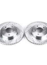 Power Stop Evolution Drilled & Slotted Rotors - Pair Front Chrysler 300M 1999-2004                                     - AR8345XPR - Image 2