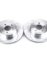 Power Stop Evolution Drilled & Slotted Rotors - Pair Rear Chrysler 300 2005-2019                                     - AR8362XPR - Image 2