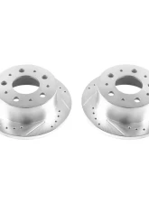 Power Stop Evolution Drilled & Slotted Rotors - Pair Rear Ram ProMaster 1500 2014-2019                                     - AR8394XPR - Image 2