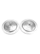 Power Stop Evolution Drilled & Slotted Rotors - Pair Rear Lincoln MKT 2013-2019                                     - AR85168XPR - Image 2