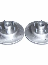 Power Stop Evolution Drilled & Slotted Rotors - Pair Front Ford Ranger 1995-1997                                     - AR8548XPR - Image 2
