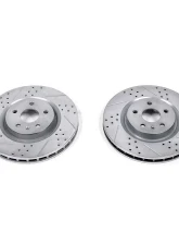 Power Stop Evolution Drilled & Slotted Rotors - Pair Front Buick Regal 2012-2013                                     - AR8680XPR - Image 2