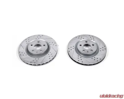 Power Stop Evolution Drilled & Slotted Rotors - Pair Front Buick Regal 2012-2013 - AR8680XPR