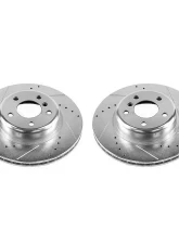 Power Stop Evolution Drilled & Slotted Rotors - Pair Front BMW 528i 2011-2016                                     - EBR1234XPR - Image 2