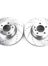 Power Stop Evolution Drilled & Slotted Rotors - Pair Front BMW 228i 2014-2015                                     - EBR1445XPR - Image 2
