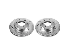 Power Stop Evolution Drilled & Slotted Rotors - Pair Front Dodge Sprinter 2500 2007-2009