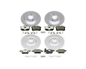 Power Stop Euro-Stop Brake Kit Front & Rear Audi TT Quattro 2000-2006