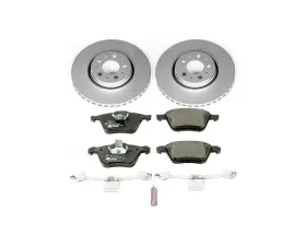 Power Stop Euro-Stop Brake Kit Front Volvo S60 2008-2009