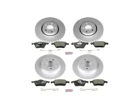 Power Stop Euro-Stop Brake Kit Front & Rear Volvo S60 2008-2009