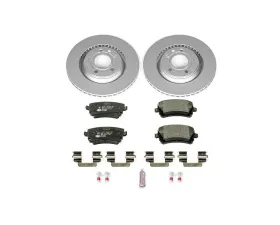 Power Stop Euro-Stop Brake Kit Rear Audi A8 Quattro 2003-2010