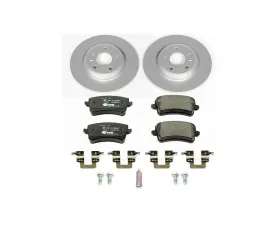 Power Stop Euro-Stop Brake Kit Rear Audi A4 2009-2016