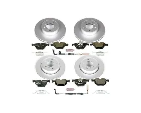 Power Stop Euro-Stop Brake Kit Front & Rear BMW 525i 2004-2006