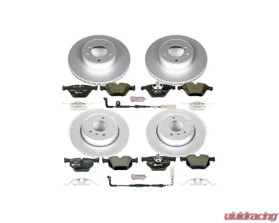 Power Stop Euro-Stop Brake Kit Front & Rear BMW 525i 2004-2006 - ESK5360