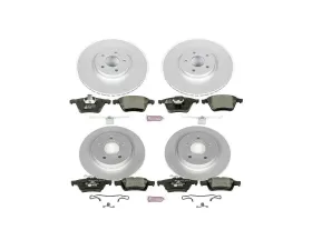 Power Stop Euro-Stop Brake Kit Front & Rear Volvo C70 2006-2013