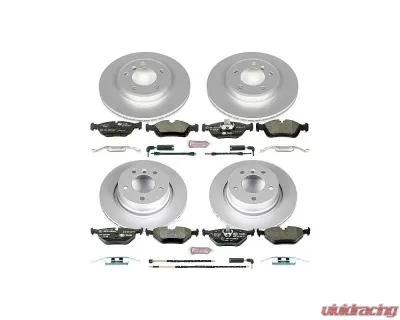 Power Stop Euro-Stop Brake Kit Front & Rear BMW Z4 2003-2008 - ESK873