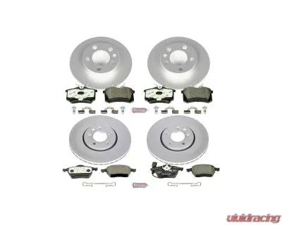 Power Stop Euro-Stop Brake Kit Front & Rear Volkswagen Beetle 1999-2010 - ESK899