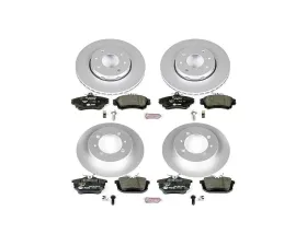 Power Stop Euro-Stop Brake Kit Front & Rear Volvo S40 2000-2004