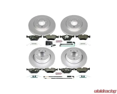 Power Stop Euro-Stop Brake Kit Front & Rear BMW Z4 2006-2008 - ESK935
